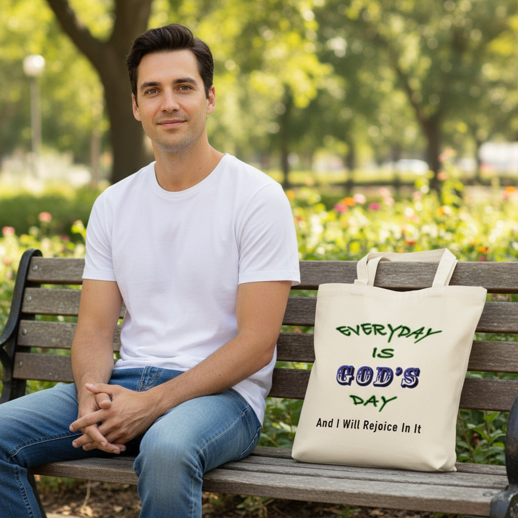 Everyday is God's Day Eco Tote Bag – Christian Inspiration Quote Shopper
