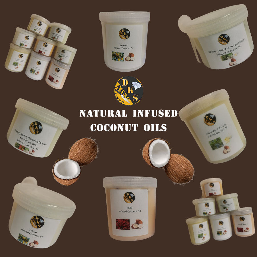 Organic Virgin Cold Pressed Infused Coconut Oils