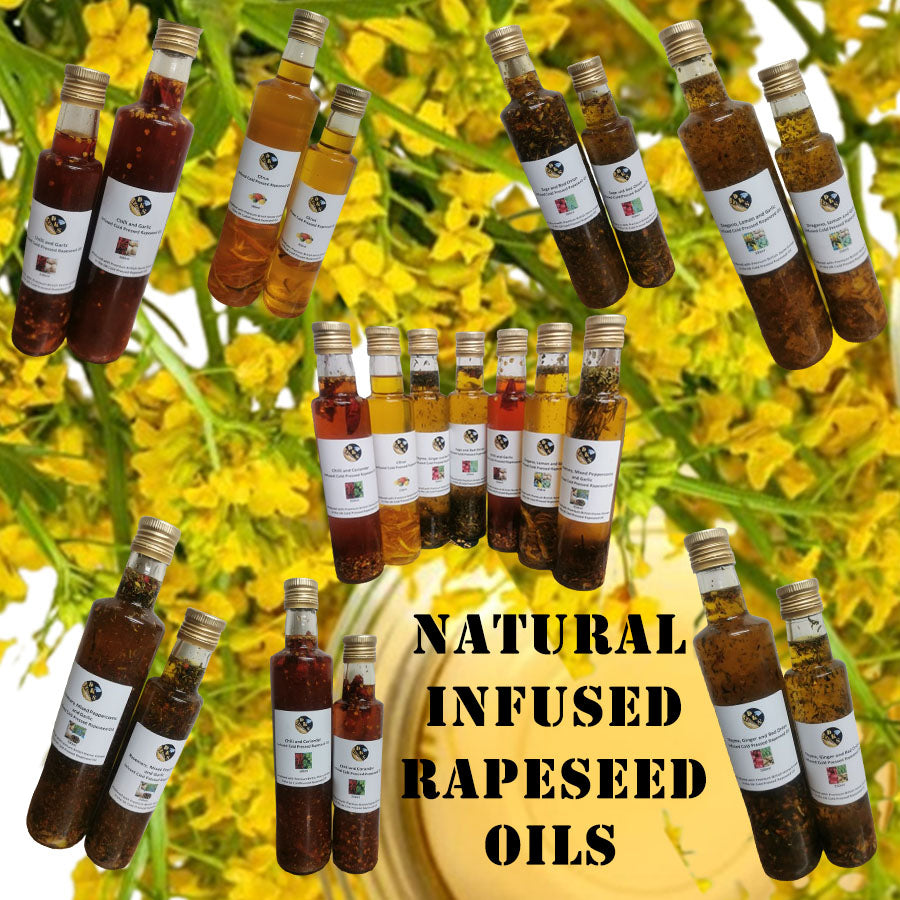 Cold Pressed Infused Rapeseed Oils