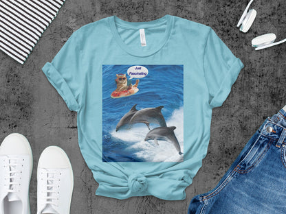 "Well I Never" Quote - Dolphin Teddy Bear T-Shirt – Funny Animal Tee