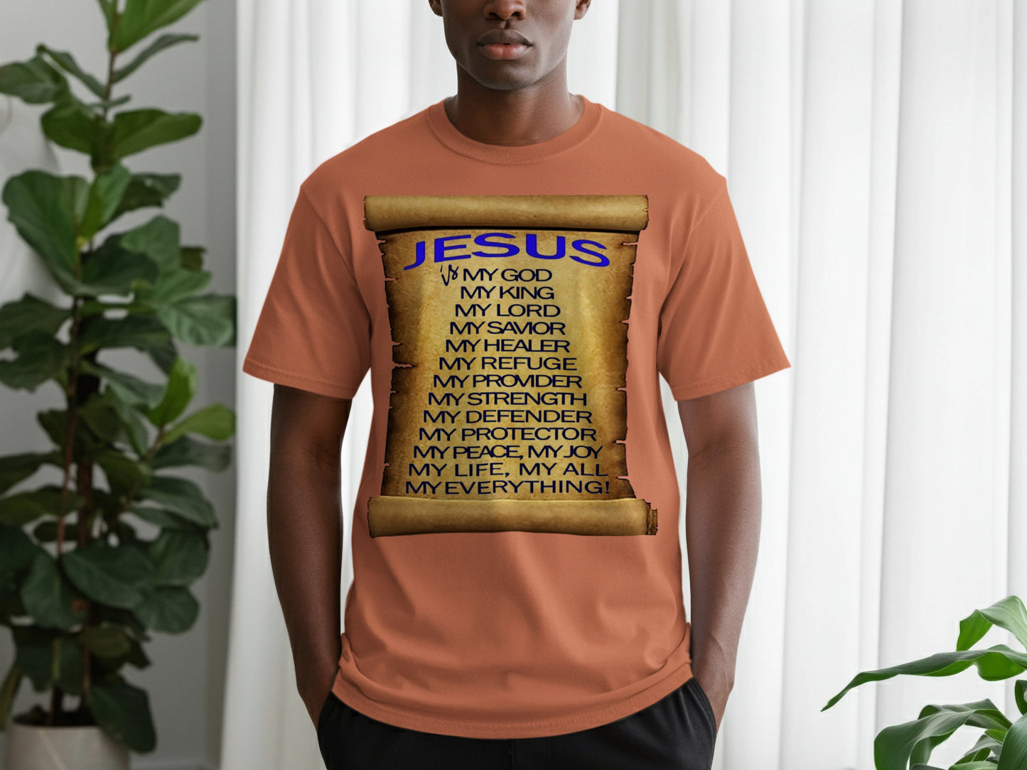 Jesus Is My Everything Christian T-Shirt – Faith Graphic Tee – Unisex Comfort Colors 1717