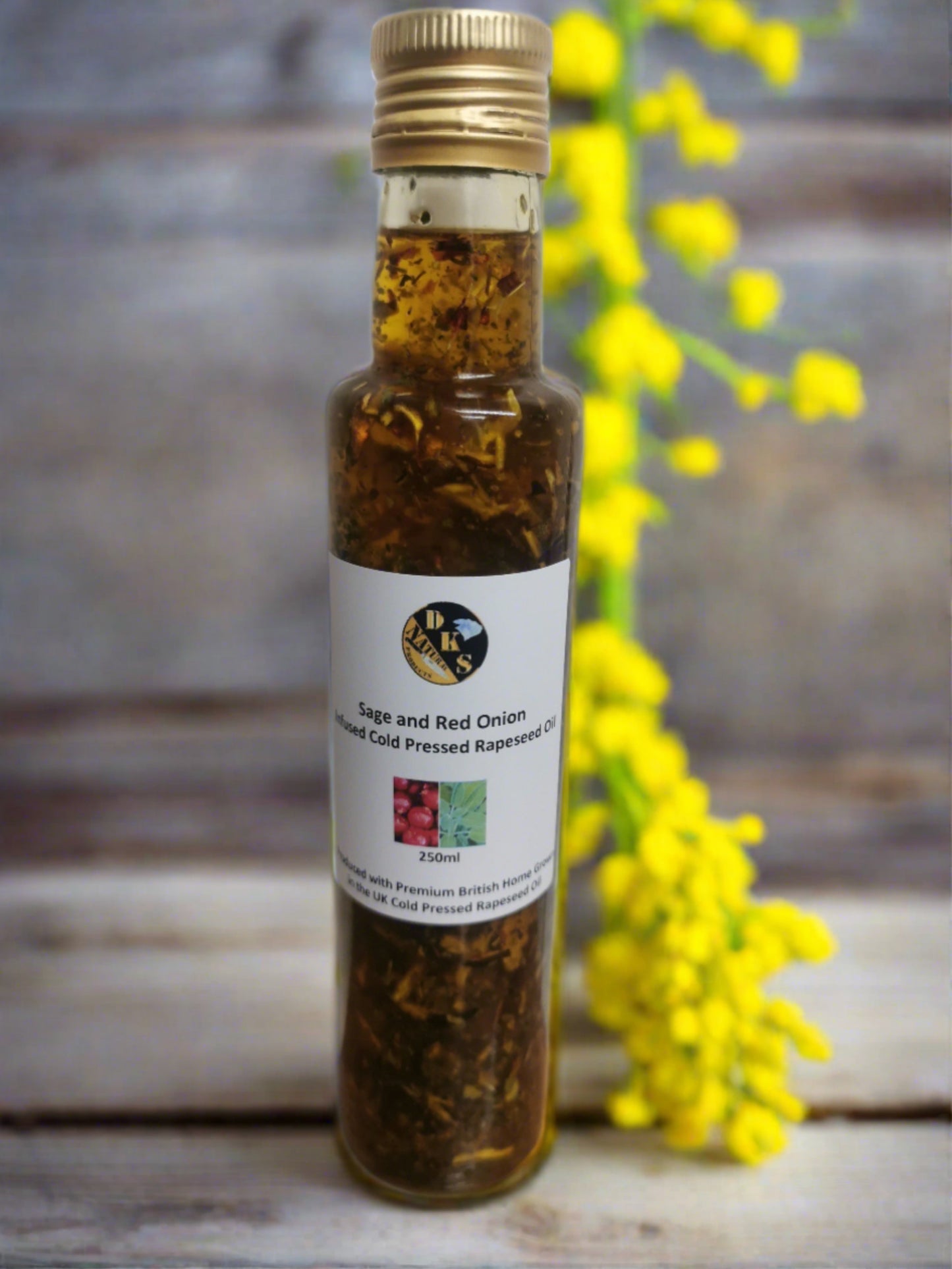 Sage and Red Onion Infused Rapeseed Oil