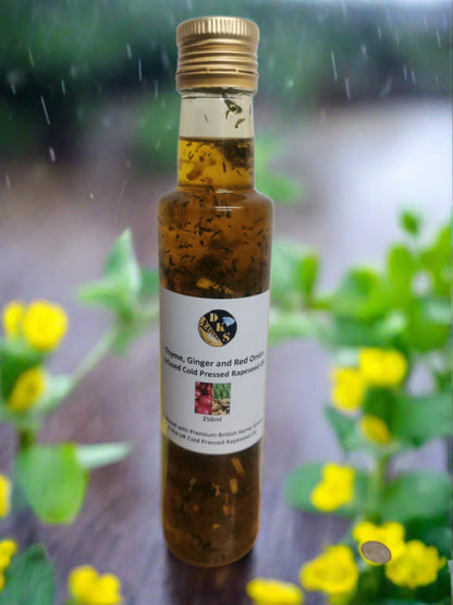 Thyme, Ginger and Red Onion Infused Rapeseed Oil
